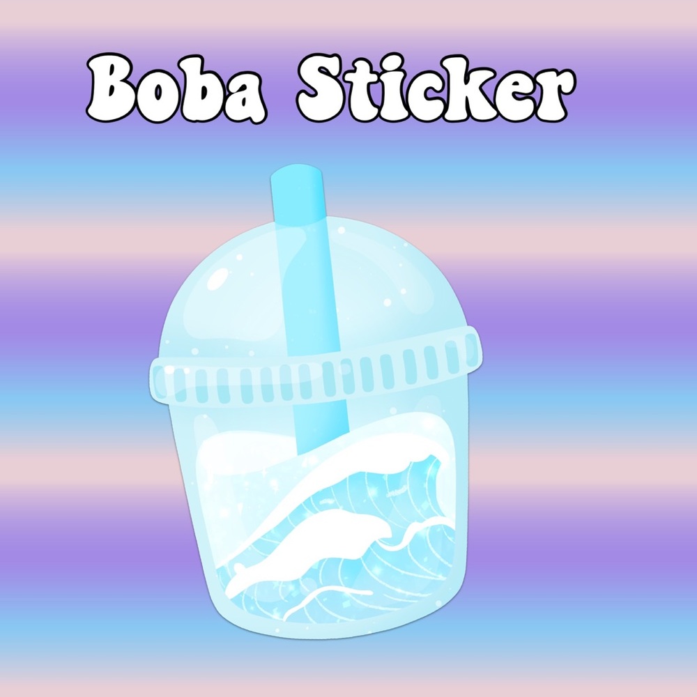 5/$5 Kawaii Sticker Boba